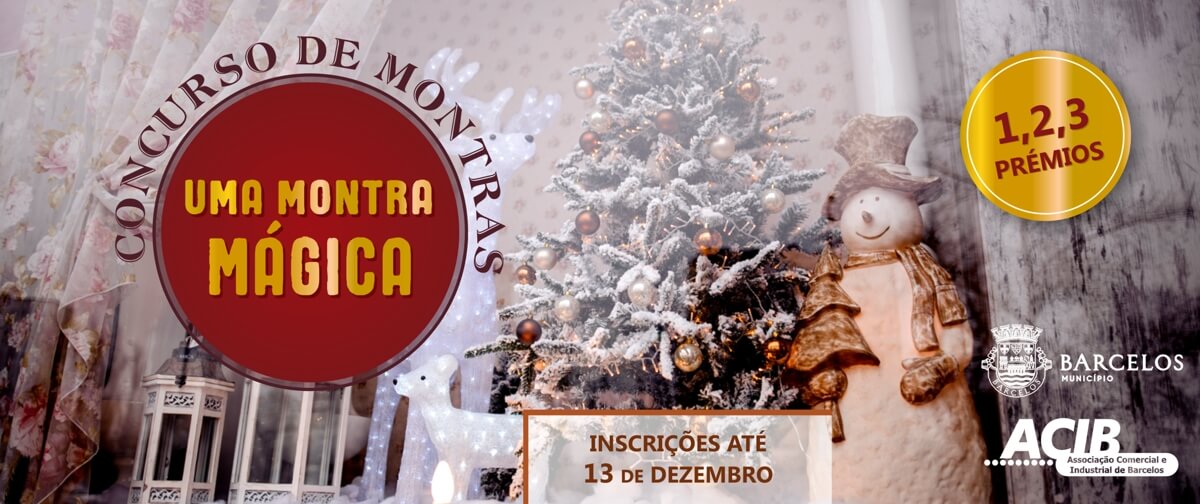 ACIB | Concurso de Montras de Natal 2024